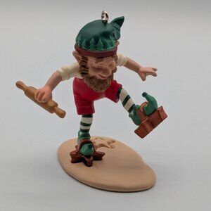 Hallmark Keepsake Creative Cutter 2001, Cooking for Christmas Elf Ornament